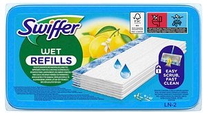 Swiffer WET REFILLS Feuchte Bodentücher Mikrofaser, 12 St.