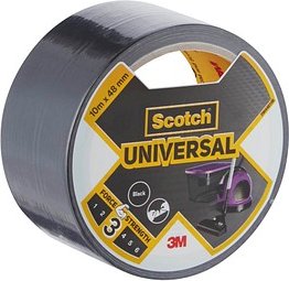 Scotch Universal Gewebeband schwarz 48,0 mm x 10,0 m 1 Rolle