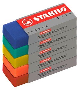 STABILO Radiergummi Legend farbsortiert, 1 St.