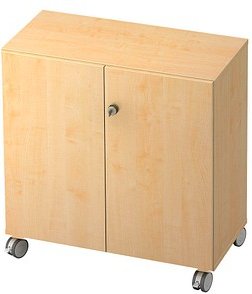 HAMMERBACHER Aktenschrank Profi, V228T2RA/3/3/SG ahorn 1 Fachboden 80,0 x 42,0 x 82,0 cm