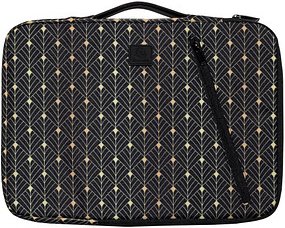 Exacompta Laptophülle Neo Deco Kunstfaser schwarz bis 40,6 cm (16 Zoll)