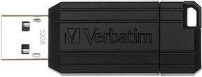verbatim USB-Stick PinStripe schwarz 32 GB
