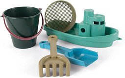 dantoy Sandspielzeug-Set Blue Marine mit Boot mehrfarbig