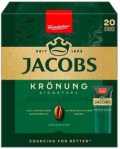JACOBS Krönung Instantkaffee, kräftig, 20x 1,8 g