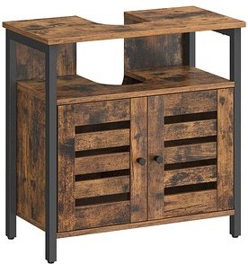 VASAGLE Waschbeckenunterschrank vintagebraun 60,0 x 30,0 x 60,0 cm