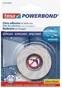 Thumbnail - tesa Montageband POWERBOND 55732 doppelseitiges Klebeband 19,0 mm x 1,5 m, 1 Rolle
