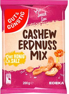 GUT&GÜNSTIG Cashew-Erdnuss-Mix Nüsse 200,0 g