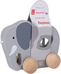 Hape Nachzieh-Elefant Lernspielzeug, 1 St.