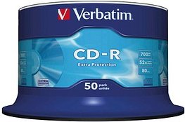 verbatim CD-R 700 MB, 50 St.