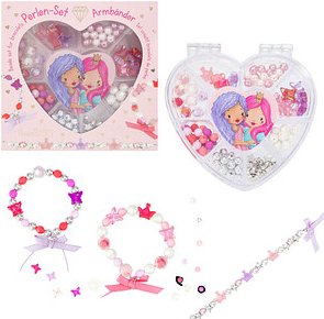 DEPESCHE Schmuck-Basteln-Set Princess Mimi Perlen mehrfarbig