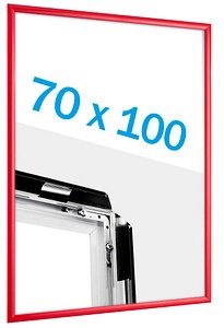 SPRINTIS Klapprahmen rot 70,0 x 100,0 cm, 1 St.