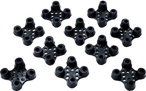 miltex Scrub Verbindungselemente für Fußmatten schwarz, 10 St.