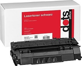 dots schwarz Toner kompatibel zu HP 49A; Canon 708(Q5949A; 0266B002)
