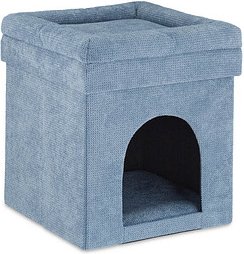 relaxdays Katzenhöhle grau 38,0 x 38,0 x 42,0 cm, 1 St.