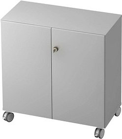 HAMMERBACHER Aktenschrank Profi, V228T2RA/5/5/SG grau 1 Fachboden 80,0 x 42,0 x 82,0 cm