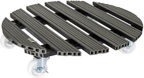 Thumbnail - WAGNER® design yourself Pflanzenroller WPC GH 0565 Kunststoff anthrazit rund 50,0 x 11,0 cm