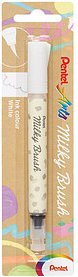 Pentel Milky Brush XGFH-PWX Brush-Pen weiß, 1 St.