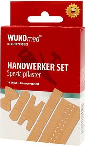 WUNDmed® Pflaster Handwerker Set 05-009 beige, 11 St.