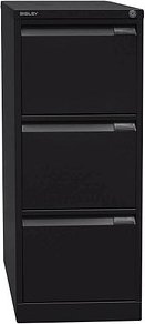 BISLEY Hängeregistraturschrank schwarz 3 Schubladen 41,3 x 62,2 x 101,6 cm, 1 St.