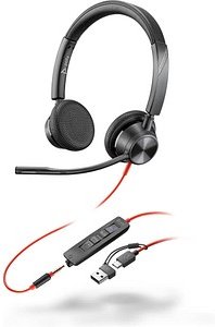 poly Blackwire 3325 Teams Headset schwarz