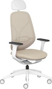 sedus Bürostuhl se:kit Membran, SN-821/109 Stoff beige, Gestell grau
