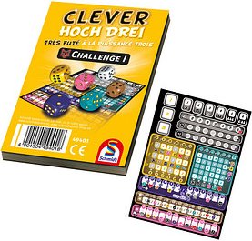 Schmidt Clever hoch Drei Challenge I Zusatzblock Spielblock, 1 St.