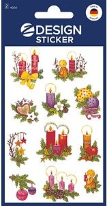 AVERY Zweckform Aufkleber Kerzen, 20 Etiketten