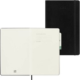 MOLESKINE Buchkalender Wochenkalender 2026 schwarz