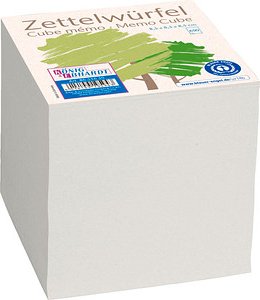 KÖNIG & EBHARDT Recycling Notizzettel geleimt grau 8,5 x 8,5 cm, ca. 650 Blatt, 1 Pack