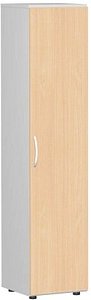 geramöbel Aktenschrank Flex, S-345100-BL lichtgrau, buche 4 Fachböden 40,0 x 42,0 x 180,8 cm