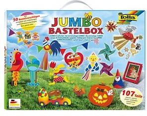 folia Bastelset JUMBO 107-tlg. mehrfarbig