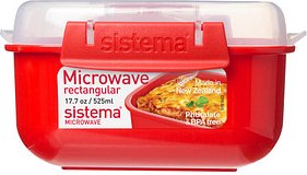 sistema® Mikrowellendose rot 525,0 ml, 1 St.