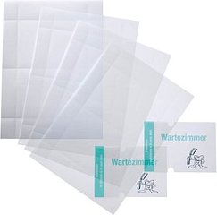 Thumbnail - DURABLE Einsteckfolien für Türschilder CRYSTAL SIGN REFILL 14,8 x 14,8 cm, 10 St.