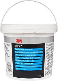 3M Handreinigungstücher Lackiererei 2-lagig weiß, 100 Tücher