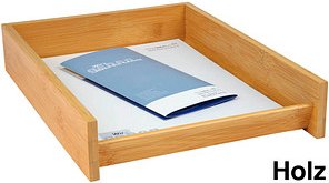 WEDO Briefablage Bambus braun DIN A4, 1 St.