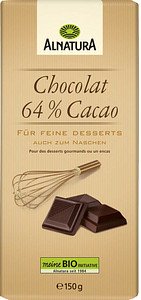 ALNATURA Bio 64% Cacao Schokolade 150,0 g