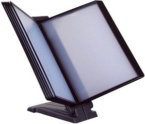 Q-CONNECT Wand-Sichttafelsystem KF06008 DIN A4 farbsortiert mit 10 St. Sichttafeln, 1 St.