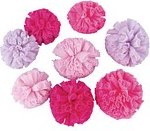 Rayher Pompons pink sortiert Ø 4,0-5,0 cm, 8 St.