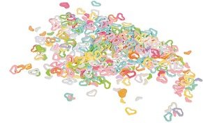 Rayher Streu-Pailletten mehrfarbig Herz Ø 6,0 mm, 1 Pack