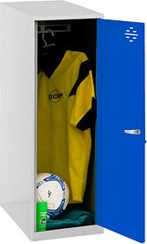 Simonrack Spind SIMONLOCKER DISM SINGLE blau, grau 8425437065125, 1 Schließfach 30,0 x 50,0 x 91,5 cm