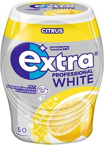 Thumbnail - extra® PROFESSIONAL WHITE CITRUS Kaugummis 50 Dragees