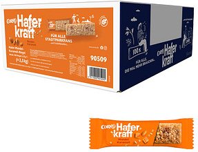 CORNY Haferkraft Mandel Karamell Müsliriegel 100 Riegel