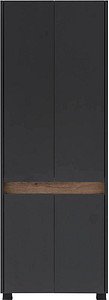 Thumbnail - MÖBELPARTNER Badschrank Cosmo 701515 anthrazit 56,9 x 33,0 x 164,5 cm