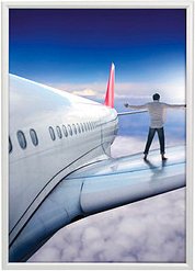 update displays Klapprahmen silber 32,7 x 45,0 cm, 1 St.