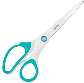 AKTION: LEITZ Papierschere WOW Titan eisblau-metallic 20,5 cm mit Prämie nach Registrierung
