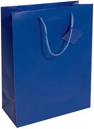 5 SIGEL Geschenktüten blau 26,0 x 33,0 cm