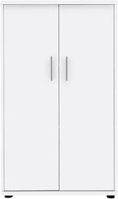 MÖBELPARTNER Aktenschrank Cimal, 143726 weiß 2 Fachböden 65,0 x 34,0 x 111,0 cm