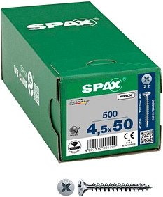 SPAX® Universalschrauben Z2 Senkkopf WIROX 1081010450505 4,5 mm x 50 mm, 500 St.