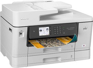 brother MFC-J6940DW 4 in 1 Tintenstrahl-Multifunktionsdrucker grau