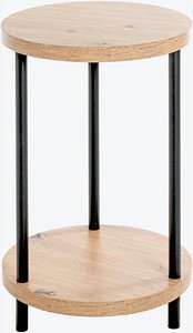 Thumbnail - HAKU Möbel Beistelltisch rund MDF-Platte eiche 30,0 x 30,0 x 50,0 cm, 1 St.